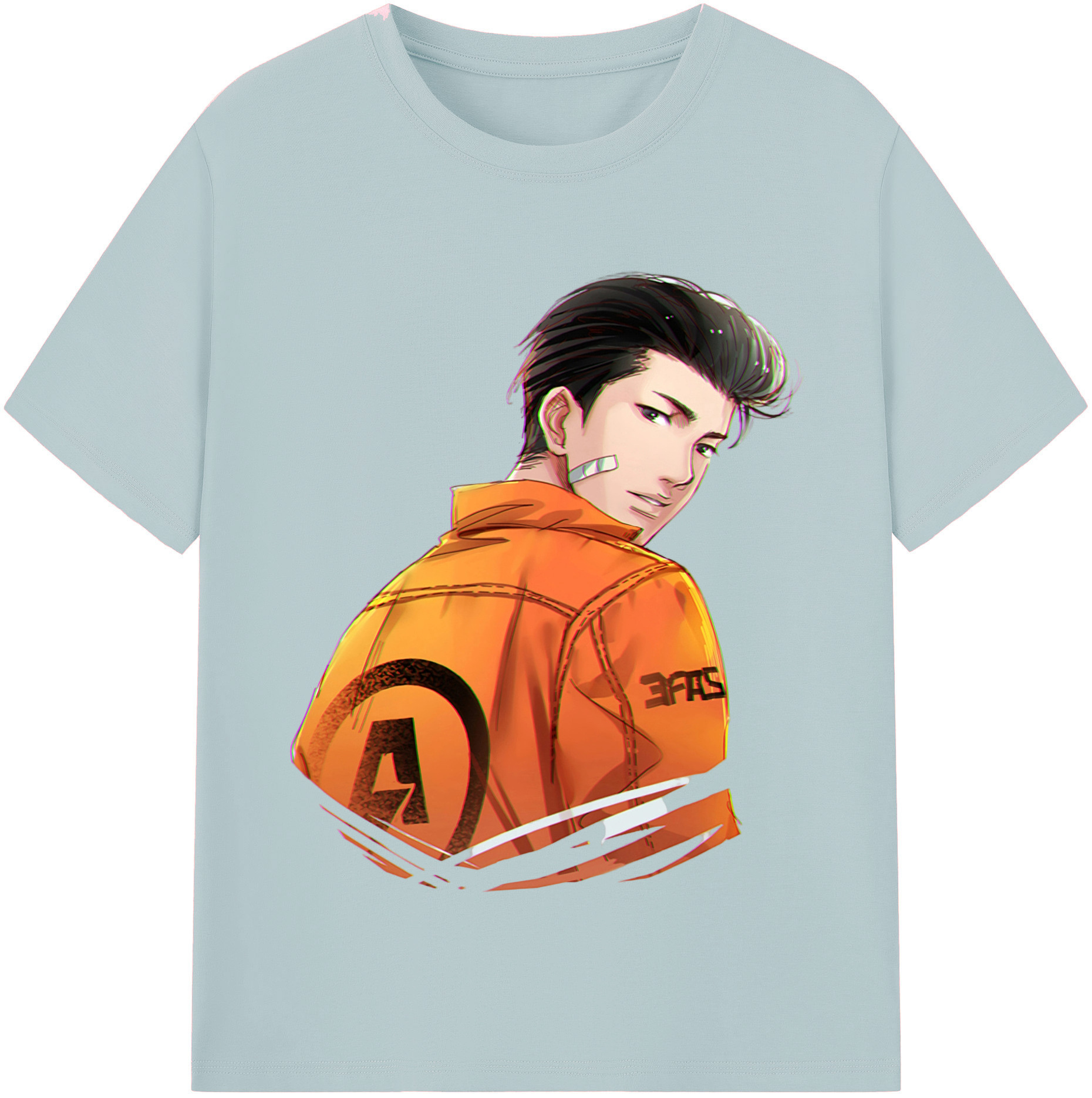 SLAM DUNK／スラムダンク 綿100％半袖Tシャツ（フロントプリント）